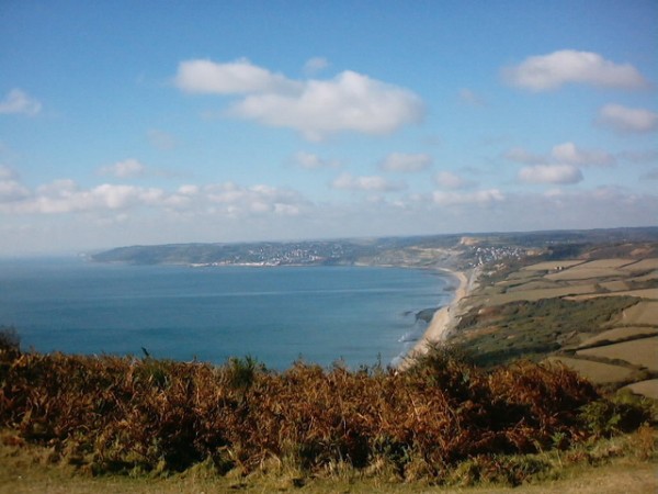 Views across Lyme Bay